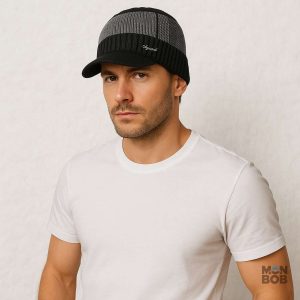 Accessoire de sport : bonnet avec visière intégrée