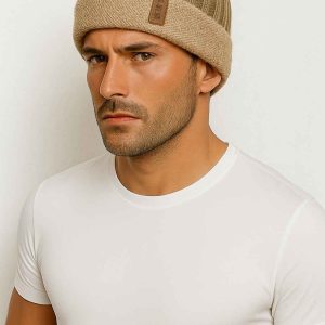 Bonnet Beige confortable, parfait pour rester au chaud