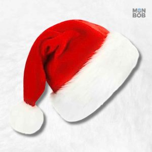 Bonnet de Noël Long avec pompon, accessoire festif incontournable