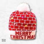 Bonnet lumineux Merry Christmas pour les fêtes de fin d'année