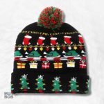 Bonnet de Noël Merry Christmas, accessoire festif original