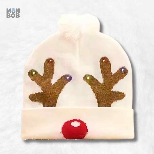 Bonnet de Noël Original Renne, accessoire festif unique