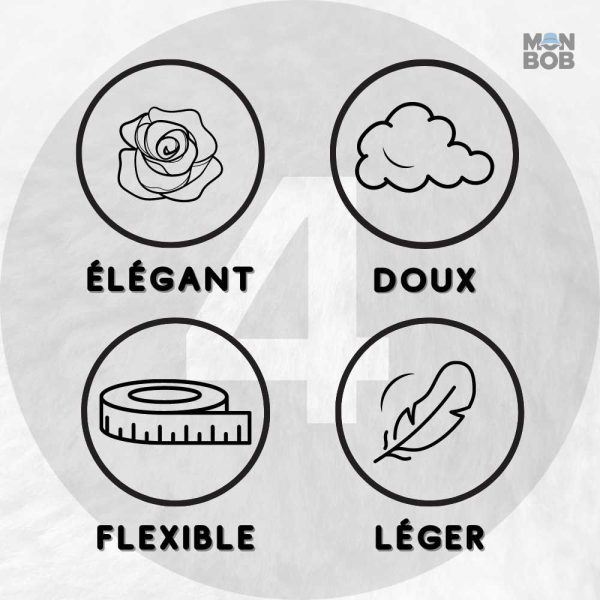 Bonnet en satin pour cheveux, élégant et confortable