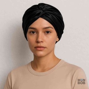 Bonnet en satin pour protéger les cheveux la nuit
