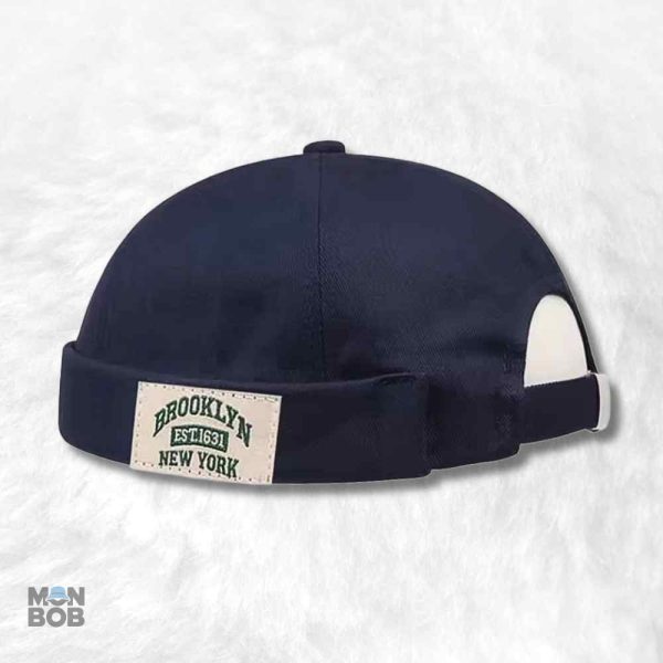 Bonnet Docker Brooklyn bleu pour un style décontracté