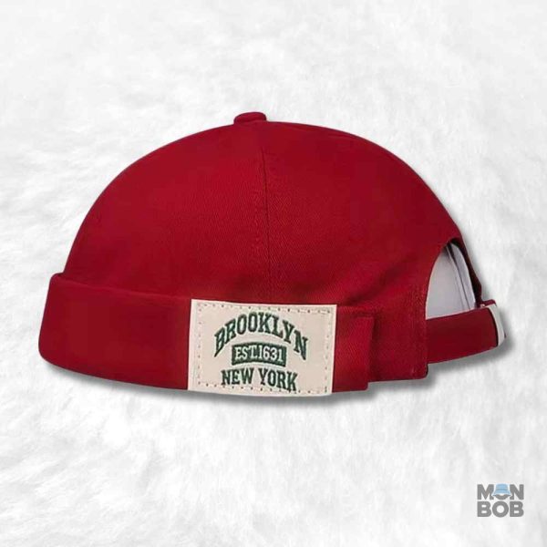 Bonnet Docker Brooklyn rouge, style décontracté et tendance