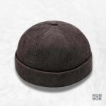 Bonnet Docker Café en tissu doux et confortable