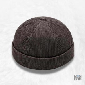 Bonnet Docker Café en tissu doux et confortable