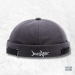 Bonnet Docker Gris pour un style marin élégant