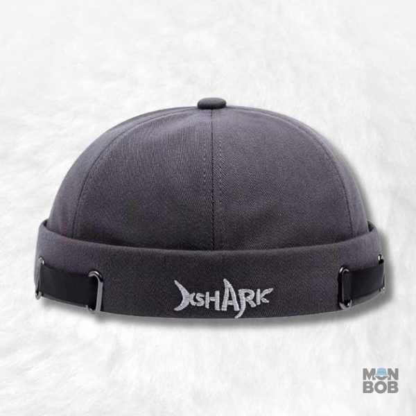 Bonnet Docker Gris pour un style marin élégant