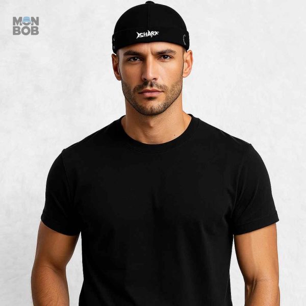 Bonnet Marin Docker en coloris noir élégant