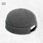 Bonnet Docker Souple gris pour un style décontracté