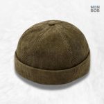 Bonnet Docker Vert en tissu confortable et tendance