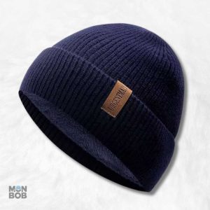 Bonnet doublé polaire bleu pour un confort optimal