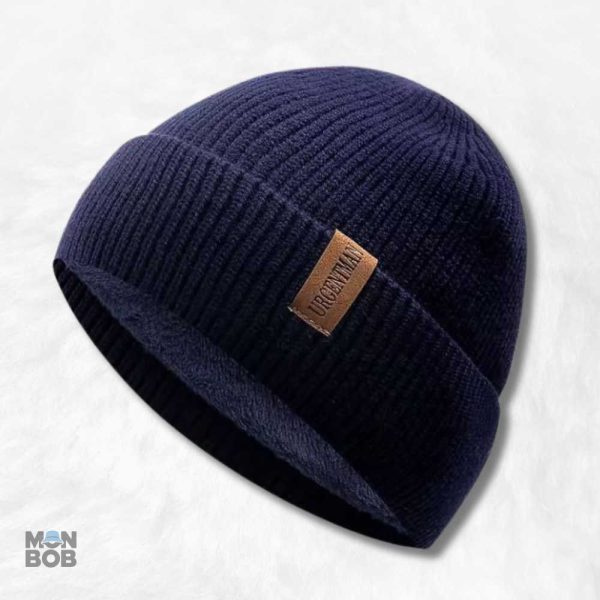 Bonnet doublé polaire bleu pour un confort optimal