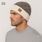 Bonnet polaire pour homme en couleur beige