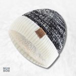 Bonnet Doublé Polaire Blanc pour Homme