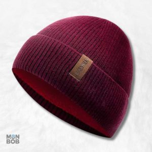 Bonnet Doublé Polaire Rouge