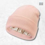 Bonnet Doublé Satin Rose, élégant et confortable