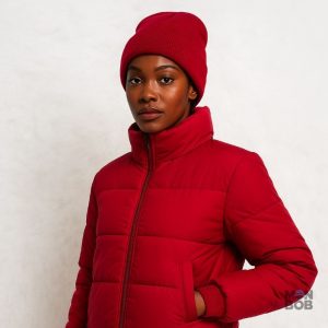 Bonnet Doublé Satin en rouge, accessoire mode tendance