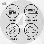 Accessoire en soie pour un style raffiné