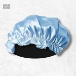 Bonnet en Soie Bleu Ciel