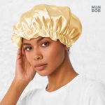 Bonnet en Soie Charlotte, finition luxueuse en or