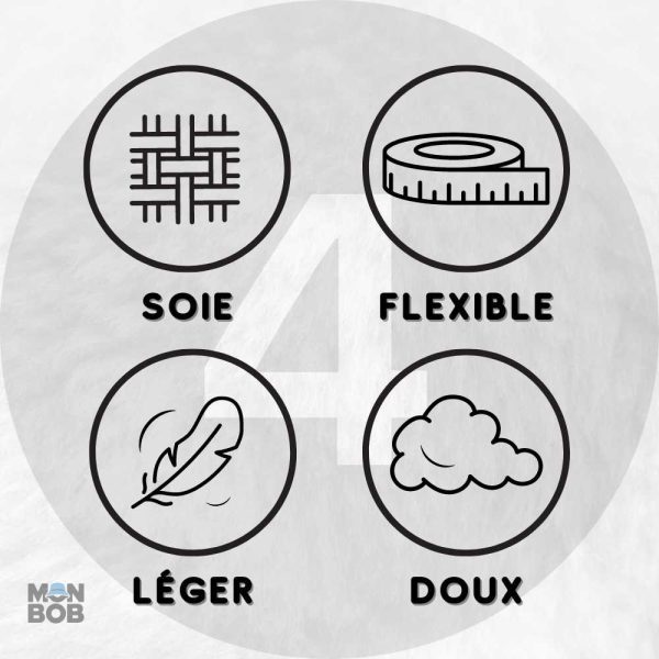 Accessoire en soie pour une touche d'élégance féminine