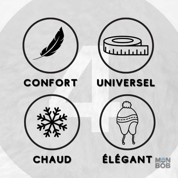 Accessoire hiver pour enfant, bonnet cache-oreilles beige