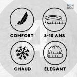 Écharpe marron pour bonnet enfant, accessoire chaud