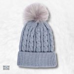 Bonnet gris pour femme, accessoire mode essentiel