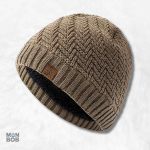 Bonnet homme luxe beige élégant et confortable