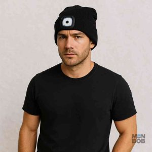 Bonnet avec lampe frontale pour activités en extérieur et randonnée