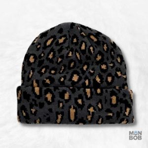 Bonnet Léopard Noir élégant pour un style unique