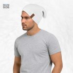 Bonnet blanc avec doublure, accessoire chaud et tendance