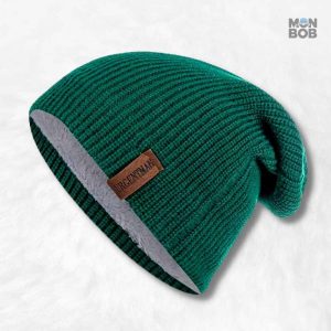 Bonnet long vert pour un style tendance et chaleureux