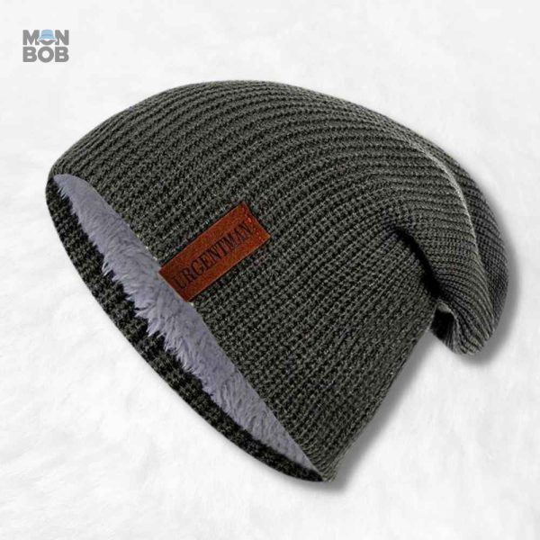Bonnet long vert foncé pour un style décontracté