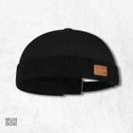 Bonnet Miki noir style Breton pour un look tendance