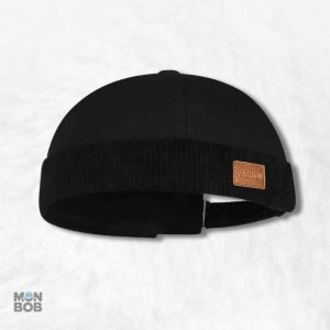 Bonnet Miki noir style Breton pour un look tendance