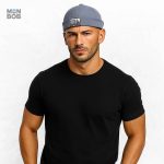 Accessoire tendance, Bonnet Miki en denim bleu