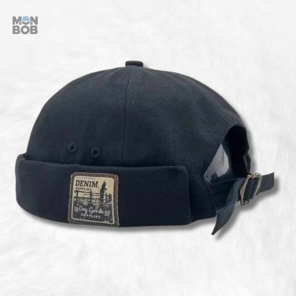 Bonnet Miki Denim Noir pour un style décontracté