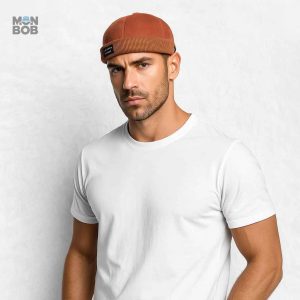 Bonnet orange Miki, style gamer branché