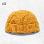 Bonnet jaune moutarde pour homme, accessoire tendance et chaleureux