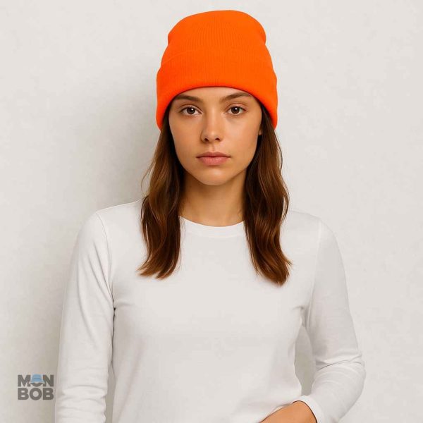 Bonnet fluo pour une touche de couleur et de visibilité