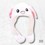 Bonnet lapin avec oreilles qui bougent, accessoire ludique