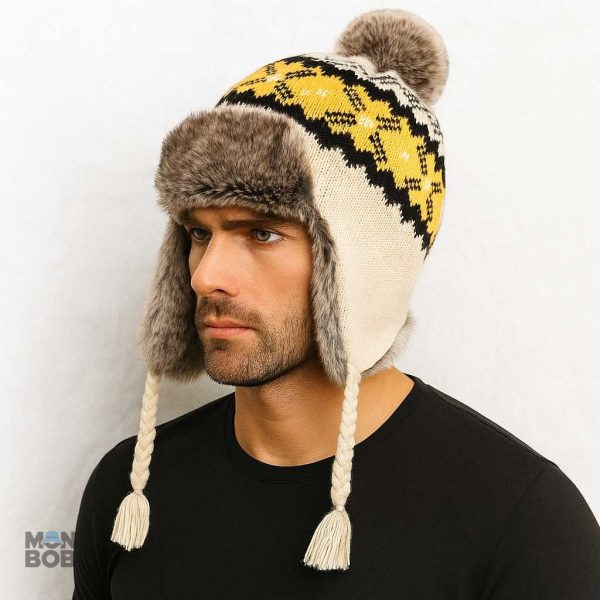 Accessoire chaud en fourrure pour l'hiver