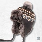 Bonnet marron à fourrure pour un style chaleureux