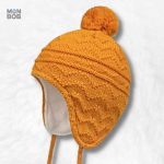 Bonnet péruvien jaune pour enfant, style coloré et chaleureux