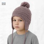 Bonnet Enfant Mauve, accessoire tendance pour l'hiver