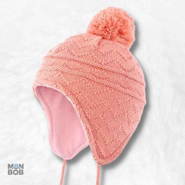 Bonnet Péruvien Rose pour Enfant, accessoire tendance et chaleureux